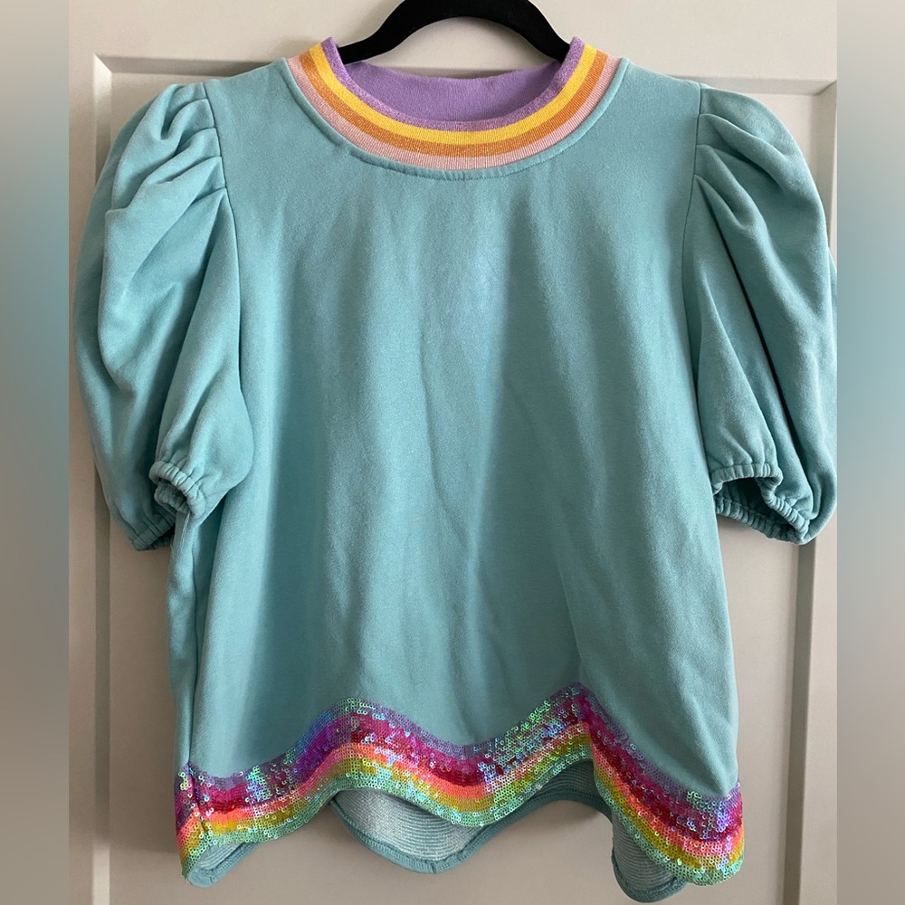 Queen of Sparkles short sleeve pullover